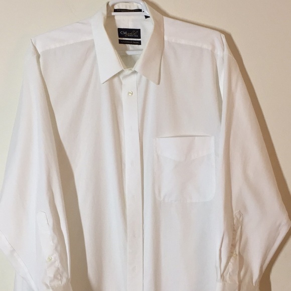 CM Gold White Button Down Long Sleeve Shirt - Picture 3 of 12